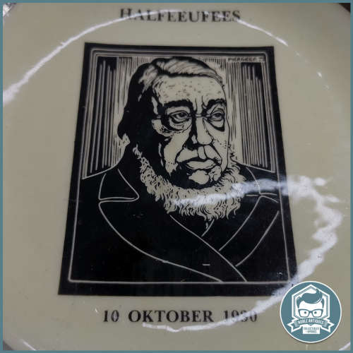 RARE!!! 1930 PIERNEEF HALFEEUFEES Paul Kruger Plate!!!