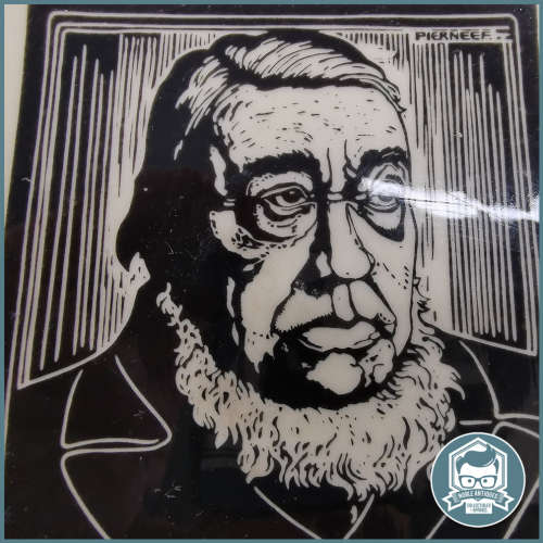 RARE!!! 1930 PIERNEEF HALFEEUFEES Paul Kruger Plate!!!