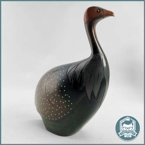 Large Feathers of Knysna Limited Edition Female VULTURINE GUINEAFOWL 21/2000!!!