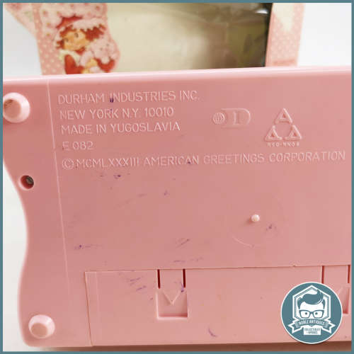 RARE!!! Vintage 1983 Original Box Strawberry Shortcake Child`s Pink Sewing Machine!!!