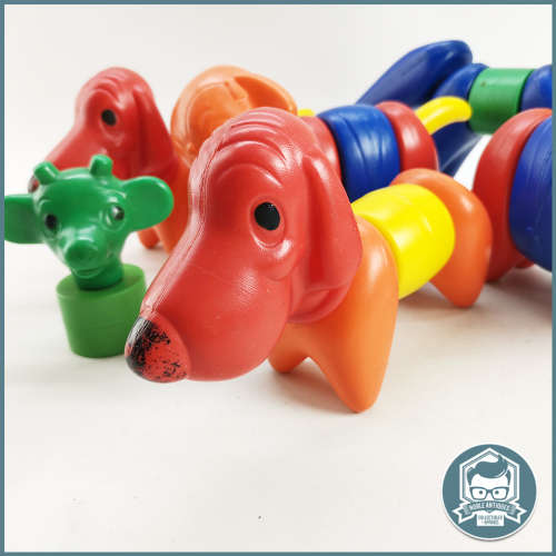 Vintage 1966 Tuppertoys Tupperware ZOO-IT-YOURSELF Funny Animals Collection!!!