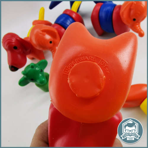 Vintage 1966 Tuppertoys Tupperware ZOO-IT-YOURSELF Funny Animals Collection!!!