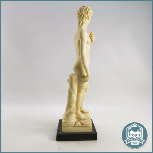 Large 400mm A. Santini Signed `David` Sculpture on Marble Base Made in Italy!!!