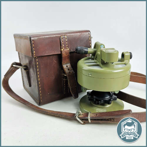Original Leather Cased Wild Heerbrugg Wild Boussole theodolite!!!