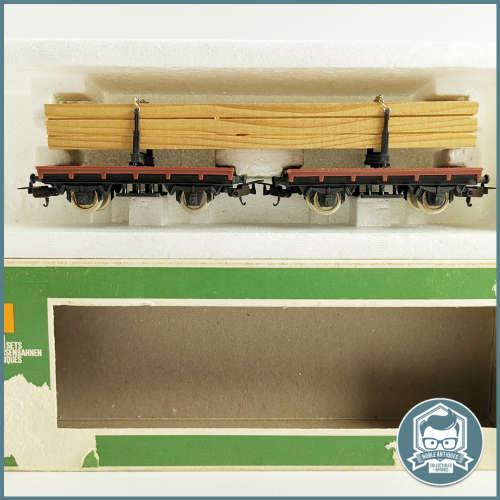 Vintage Original Boxed Never Used LIMA HO Scale WOOD TRANSPORT WAGON  !!!