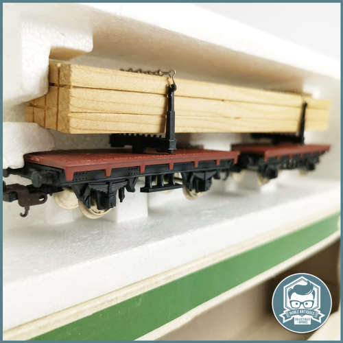 Vintage Original Boxed Never Used LIMA HO Scale WOOD TRANSPORT WAGON  !!!