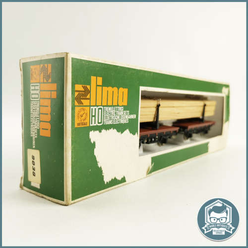 Vintage Original Boxed Never Used LIMA HO Scale WOOD TRANSPORT WAGON  !!!