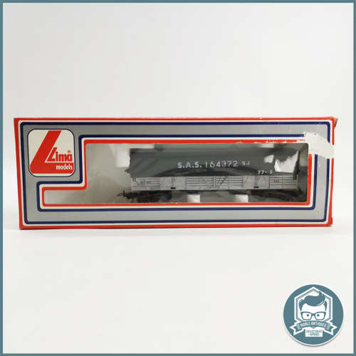 Vintage Original Boxed Never Used LIMA HO Scale Silver SAR OZ Wagon with Tarpaulin!!!