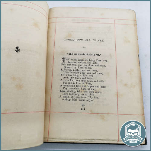 1893 Verses Book by Christina Rossetti!!!