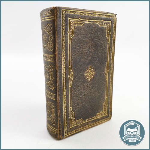 Antique 1917 GEZANGEN PSALMEN Dutch Leather-bound Book!!!
