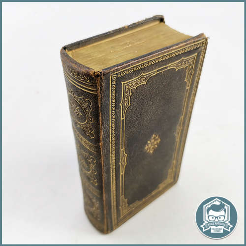 Antique 1917 GEZANGEN PSALMEN Dutch Leather-bound Book!!!