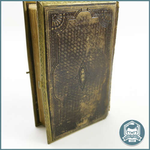 Antique 1875 GEZANGEN PSALMEN Dutch Leather-bound Book!!!