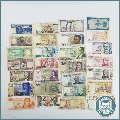 Large International Bank Note Collection - BID FOR ALL!!!