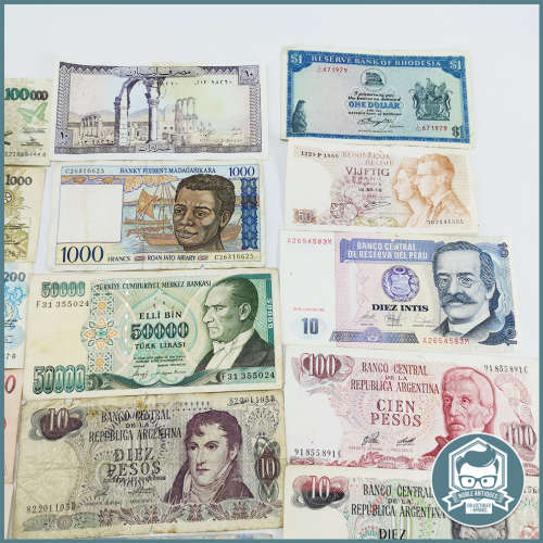 Large International Bank Note Collection - BID FOR ALL!!!
