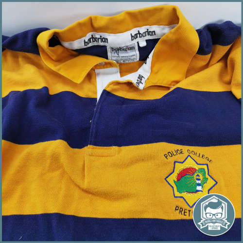 Original Wool Pretoria Police College Barbarian Rugby Jersey!!!