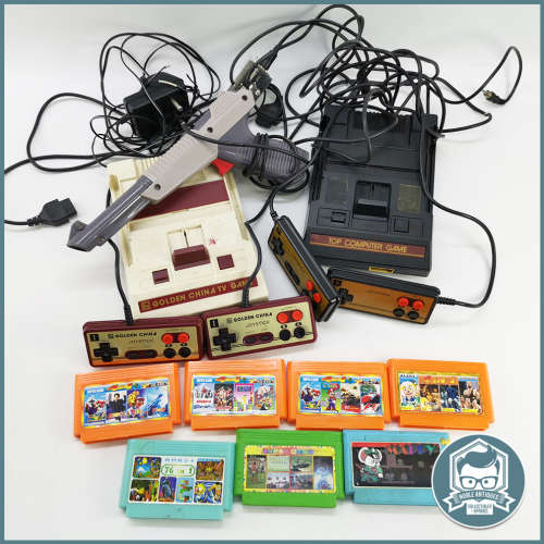 Working Retro Vintage Game Console and games - Bid For All!!!