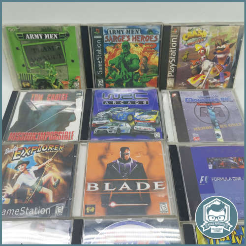 Large Vintage Game Station Game Collection!!!
