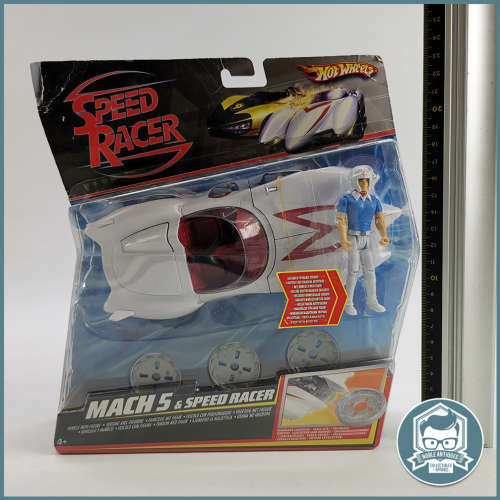 2007 Carded Speed Racer Mach 5 And Speed Racer Poseable Figure New Figure Set!!!