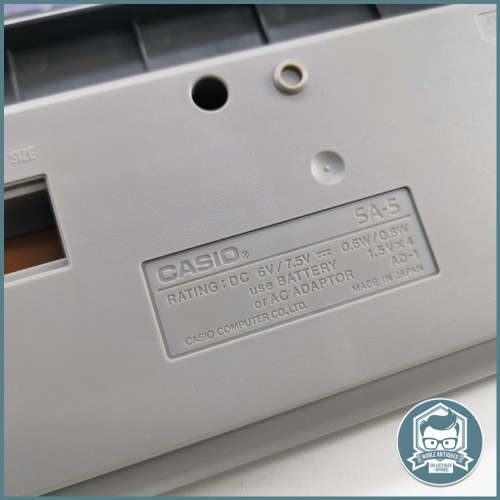 Original Boxed Casio SA-5 Keyboard 100 Sounds Synthesizer Vintage 1990s !!!