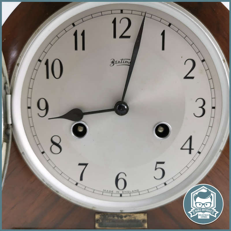 Original Bentima  Mantel Clock - Not Tested, Very Good Condition!!!
