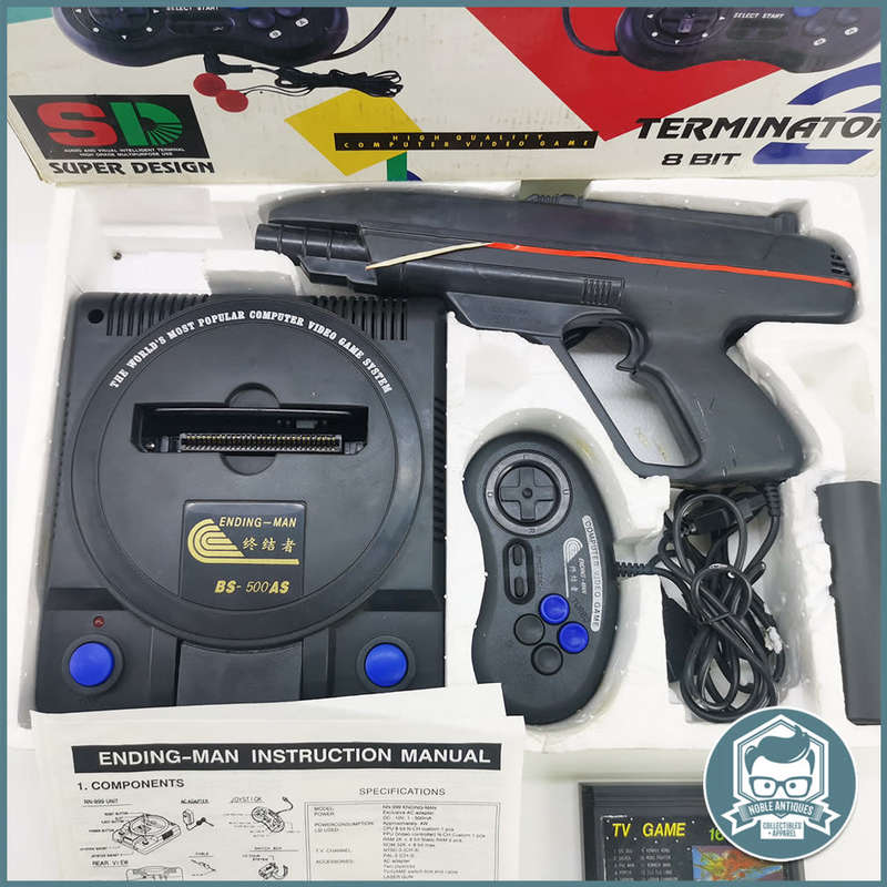 VINTAGE ENDING MAN, TERMINATOR BS 500AS BOXED GAMING COMBO !!! Not Tested