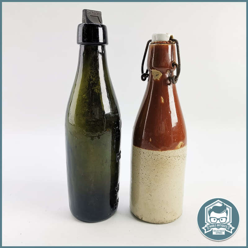 South African Breweries and W Daly Durban Stoneware Ginger Beer Bottles !!!