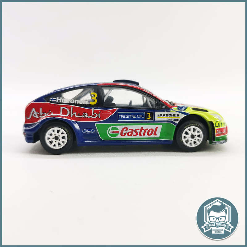 Highly Detailed Die Cast Ford Focus RS WRC07 Abu Dhabi Winner Scale 1:43 !!!