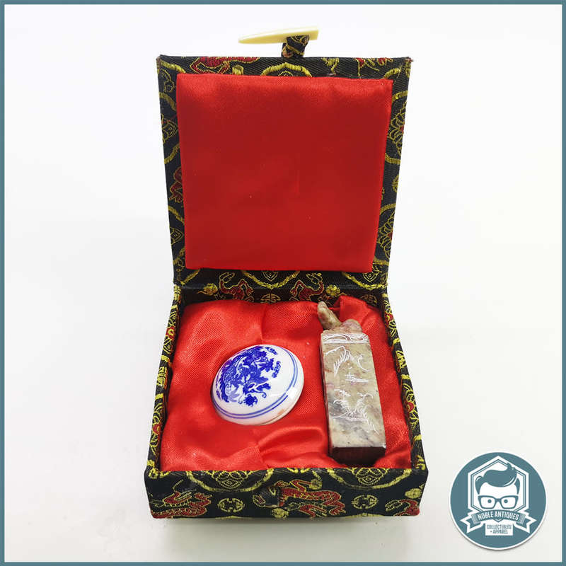 Vintage Chinese Fu Dog Wax Seal in Box!!!