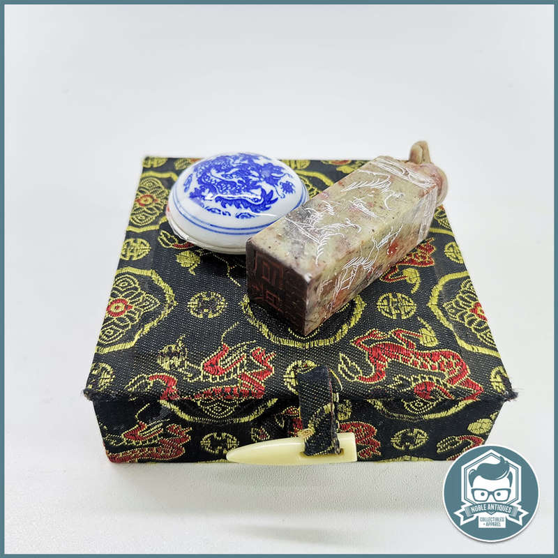 Vintage Chinese Fu Dog Wax Seal in Box!!!