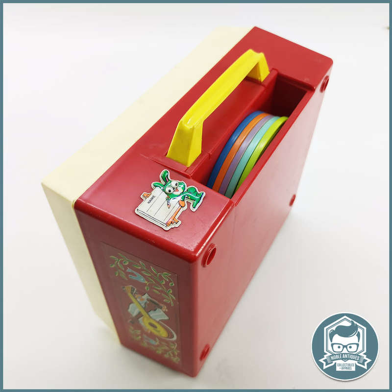 Working Vintage 1971 Fisher Price Record Player and Records!!!