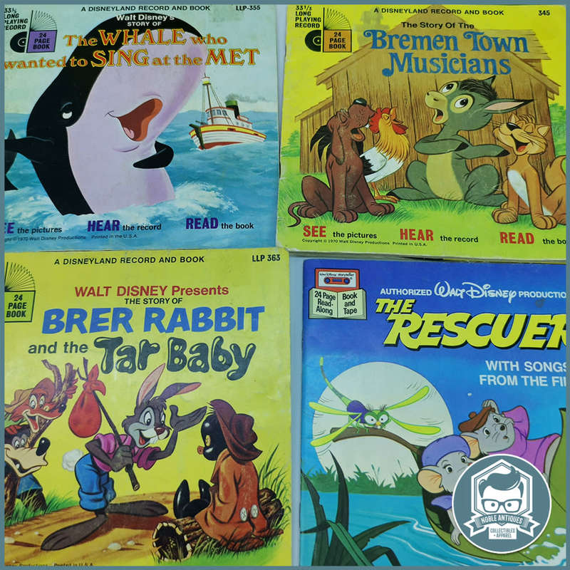 Vintage1960`s Disney Record and Book Collection - Set 2!!!