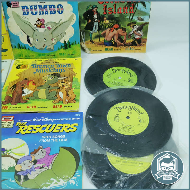 Vintage1960`s Disney Record and Book Collection - Set 2!!!