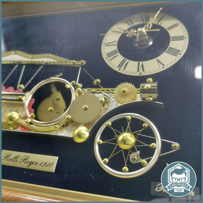 VINTAGE RHYTHM Rolls Royce Quartz Clock Made In Japan!!!