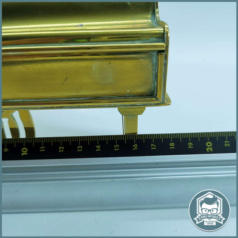Large Vintage Solid Brass Grand Piano Jewelry Box!!!
