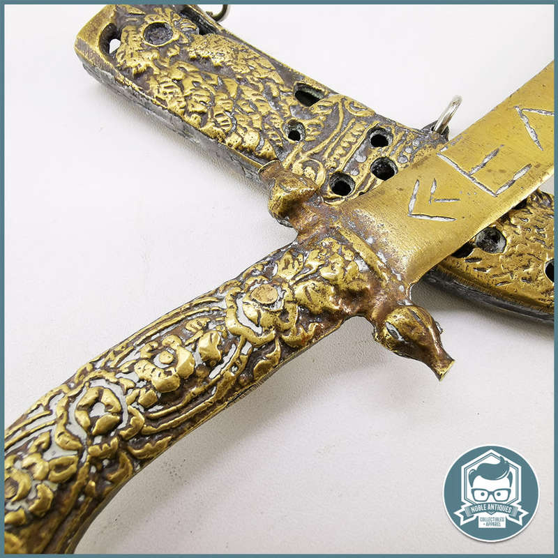 Greek Bronze Ceremonial Dagger W/Scabbard!!!