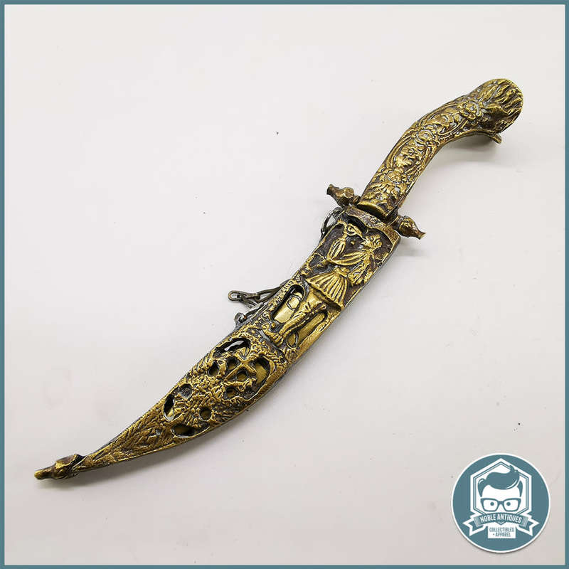 Greek Bronze Ceremonial Dagger W/Scabbard!!!