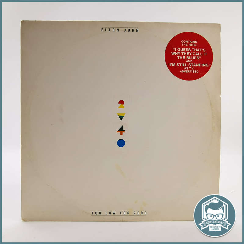 Original Elton John  Too Low For Zero LP - Great Condition!!!