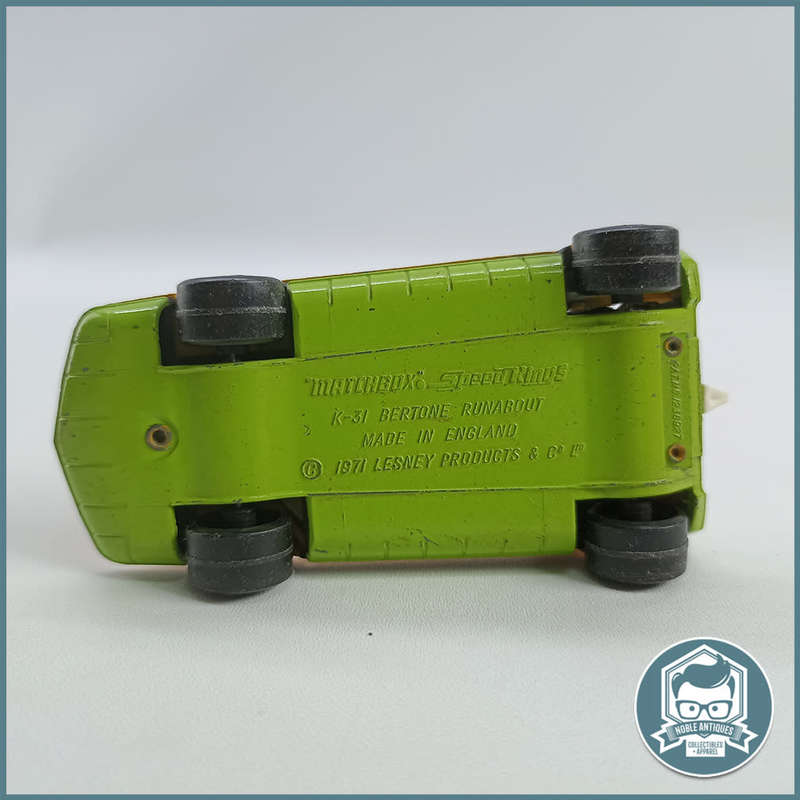 Vintage Die Cast Metal Matchbox Speed Kings K-31 Bertone Runabout!!!