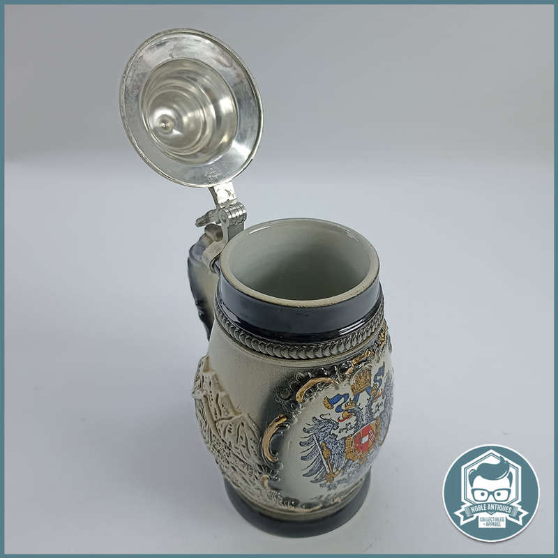 Large Ornate Original Austrian German Beer Stein!!!