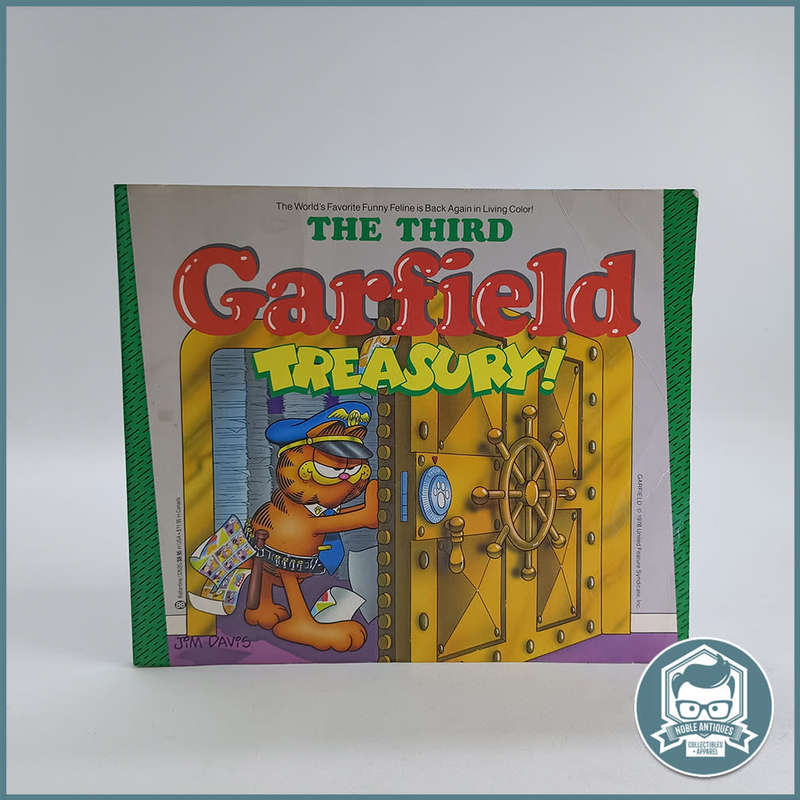 1975 The Third Garfield Treasury! Book by Jim Davis!!!