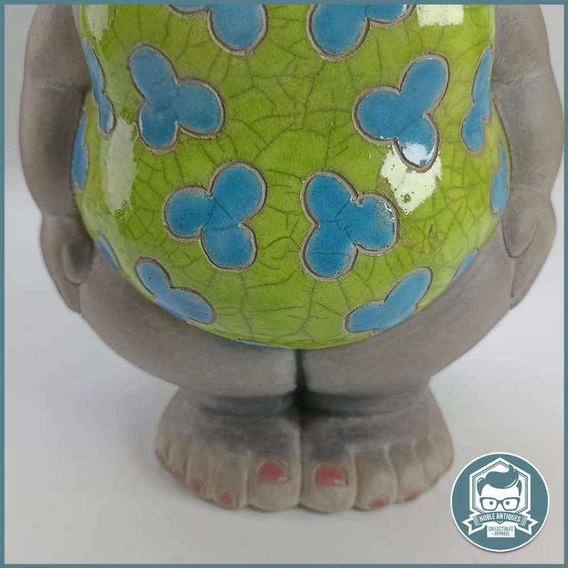 Large Raku South Africa Ms Potbelly Swimmer!!!