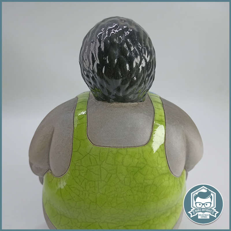 Large Raku South Africa Ms Potbelly Swimmer!!!