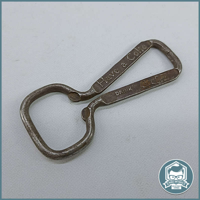 Vintage 1940`s Coca Cola bottle opener `Have A Coke Drink Coca Cola`!!!