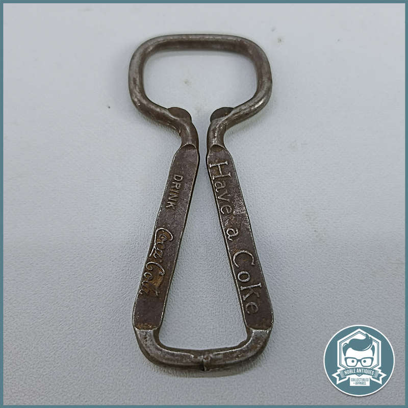 Vintage 1940`s Coca Cola bottle opener `Have A Coke Drink Coca Cola`!!!