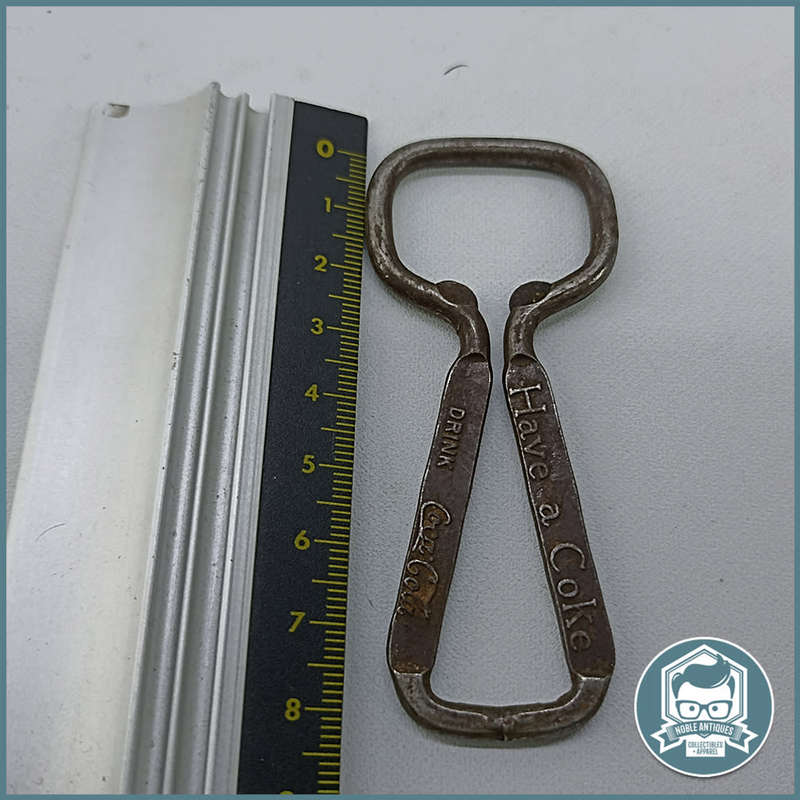 Vintage 1940`s Coca Cola bottle opener `Have A Coke Drink Coca Cola`!!!