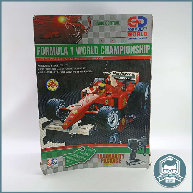 MASSIVE!!! Original Boxed FORMULA 1 WORLD CHAMPIONSHIP 1/8 SCALE R/C FORMULA RACING CAR 60cm !!!