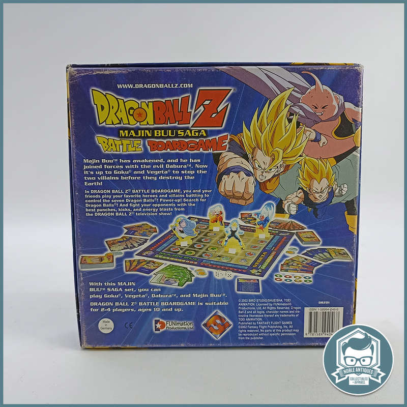 Complete Boxed Dragon Ball Z Majin Buu Saga Battle 2002 Board Game by FUNimation!!!