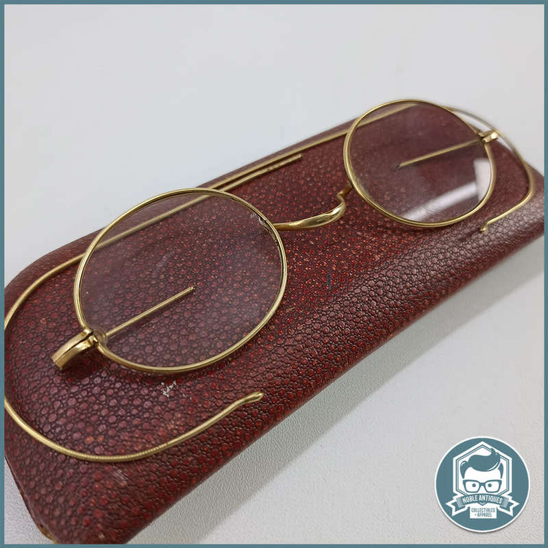 Antique 12ct. Gold Plate Spectacle Frames!!!