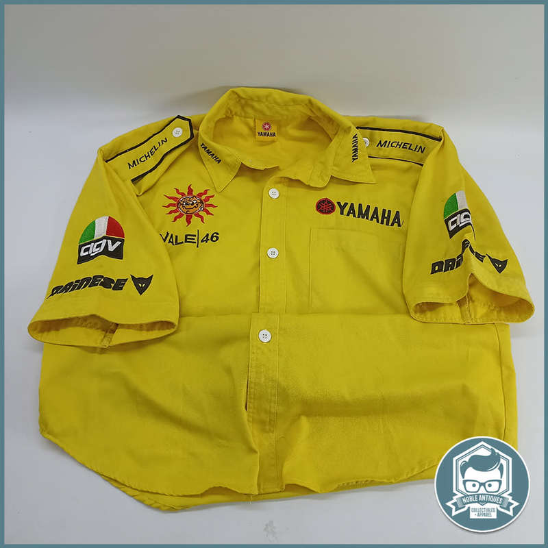 Original Valentino Rossi Yamaha Camel The Doctor Vale 46 Yellow Shirt!!!