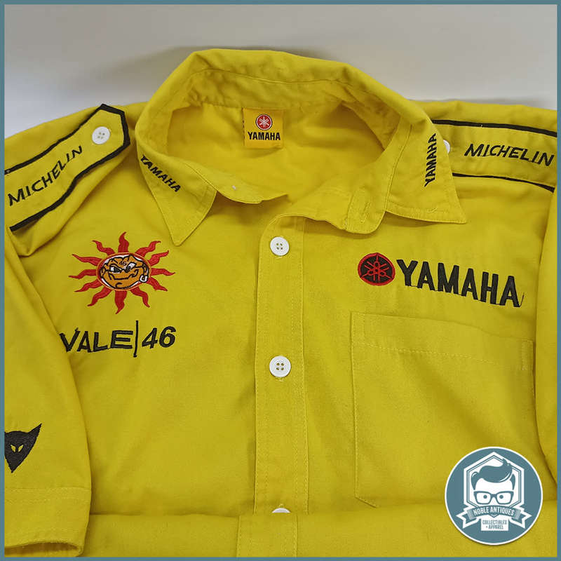 Original Valentino Rossi Yamaha Camel The Doctor Vale 46 Yellow Shirt!!!
